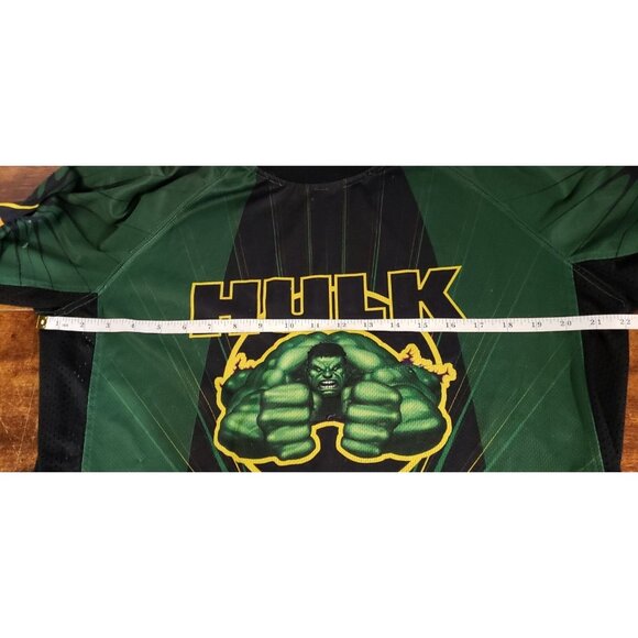 2003 The Hulk Shirt Green Gold Movie NTD Marvel Official Polyester Men's Medium - Picture 12 of 16